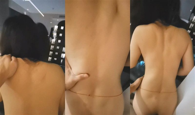 约炮腰挂红绳的女同事猛戳她刚刮过B毛的大肥B A female colleagu