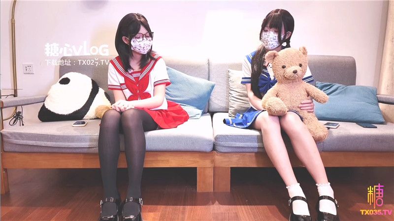 双胞胎姐妹共享男友 妹妹可爱淫荡 姐姐高冷闷骚 Twin sisters sha