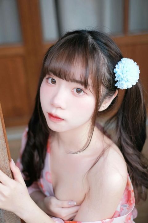可可小白兔 夏日浴衣 纯慾粉嫩少女 Cocoa Little White Ra