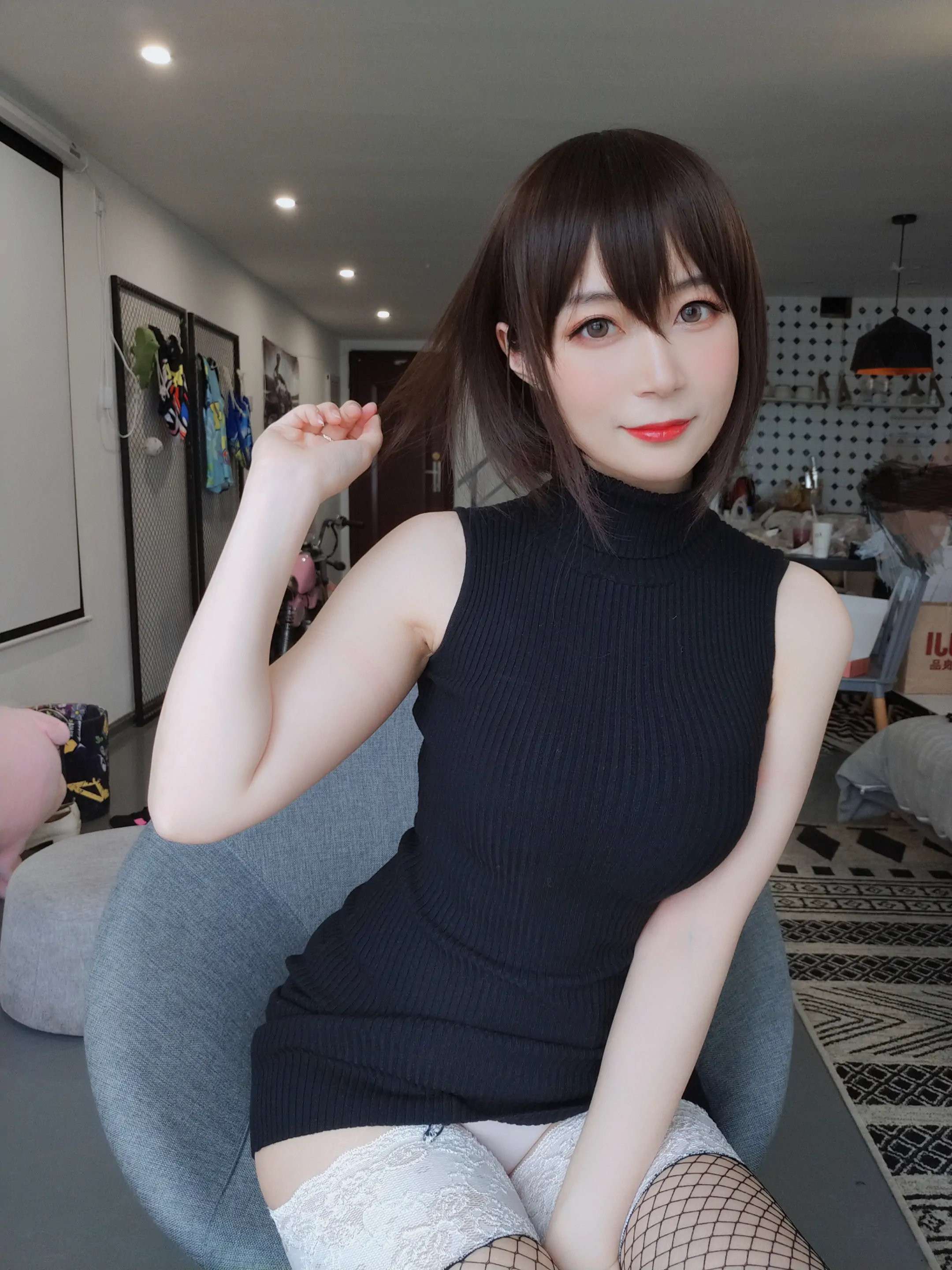 黑色包臀裙 black hip skirt