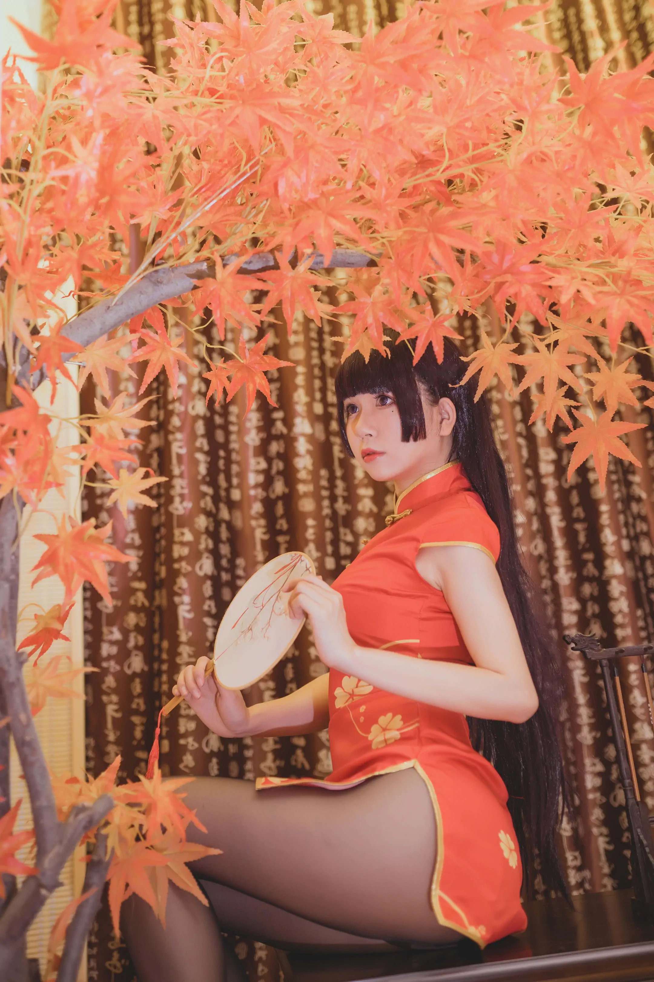 五更琉璃旗袍 Five more colored glazecheongsam