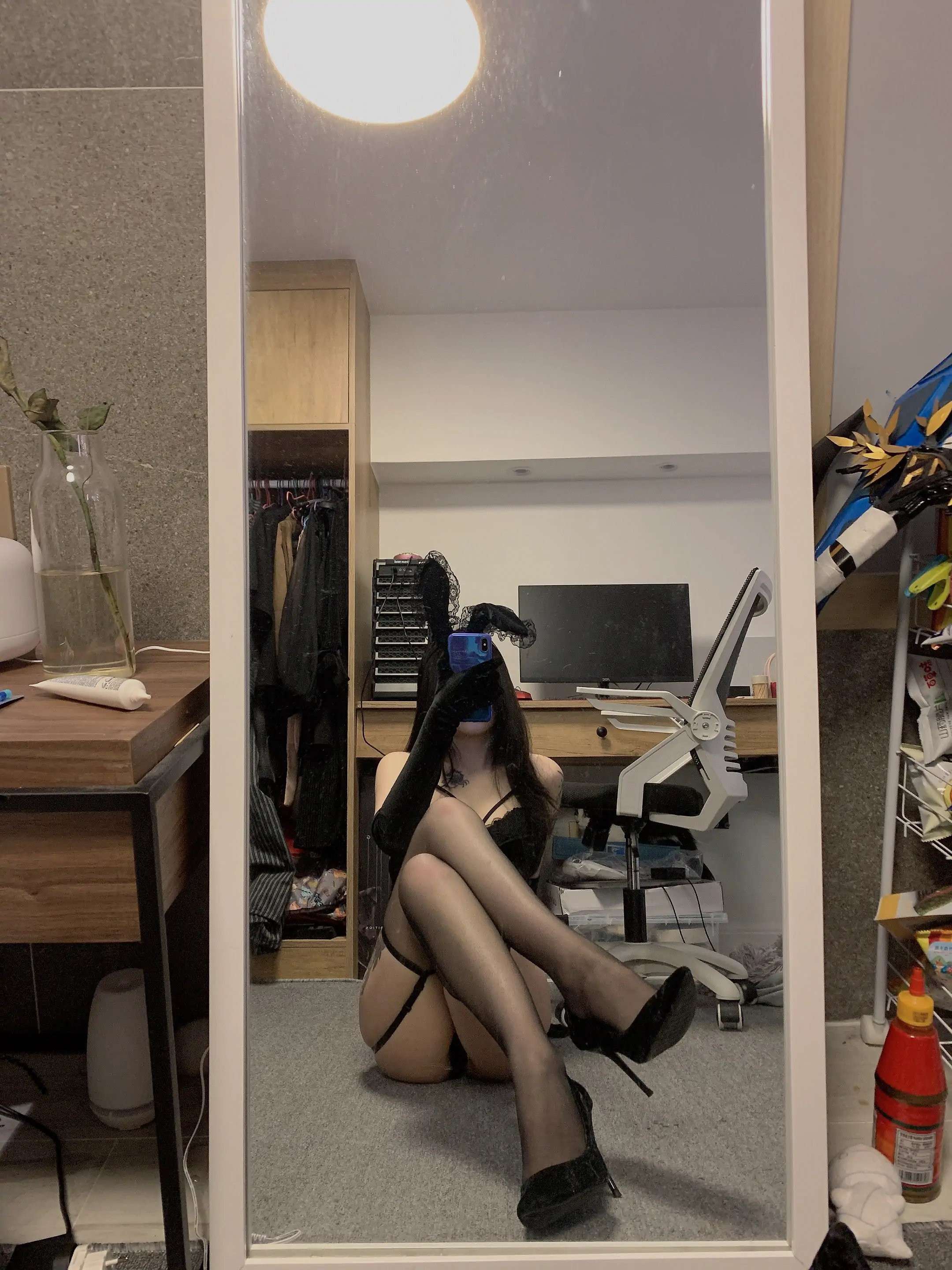 黑丝兔女郎黑丝 Black stockings bunny girl black stockings