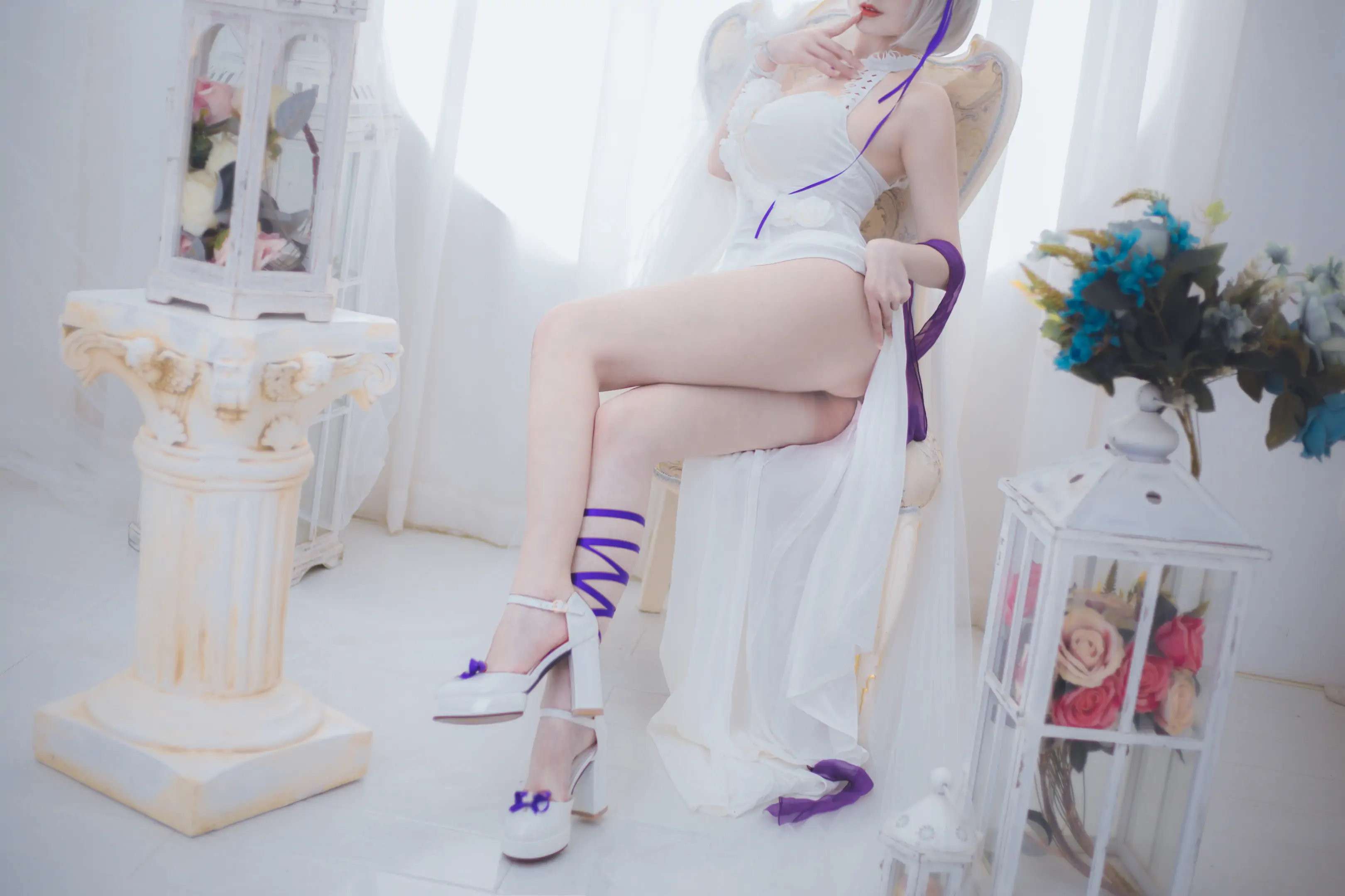 清纯白纱 pure white yarn