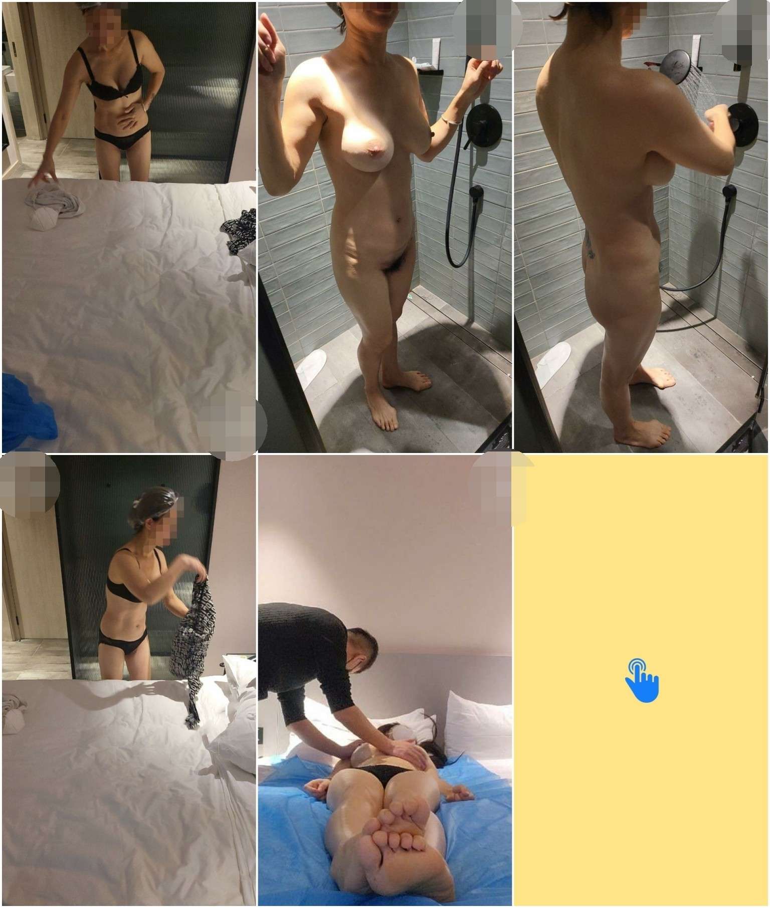 按摩师私底下和美女客户不为人知的秘密，都是反差婊 The unknown secrets of masseurs and beautiful clients in private are all contrast bitches