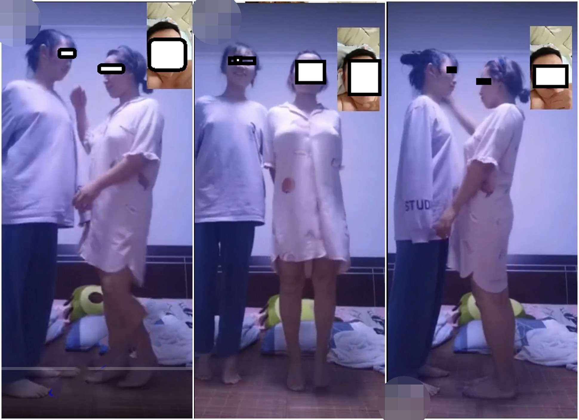 搞18岁女儿叫人3P老婆，大神的老婆有露脸，颜值挺高 My 18yearold daughter asked someone to have a threesome with my wife. The master&rsquo;s wife showed her face and she is very goodlooking.