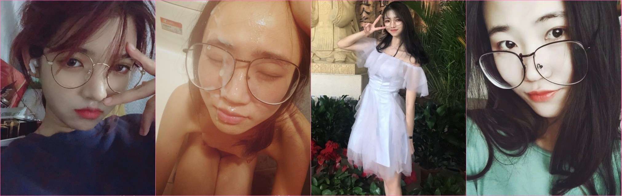 全新收录眼镜小姐姐『萧媚儿』性爱私拍 后入爆操翘丰臀 Brand new collection of glasses girl "Xiao Meier"'s private sex shoot, having her big ass fucked from behind