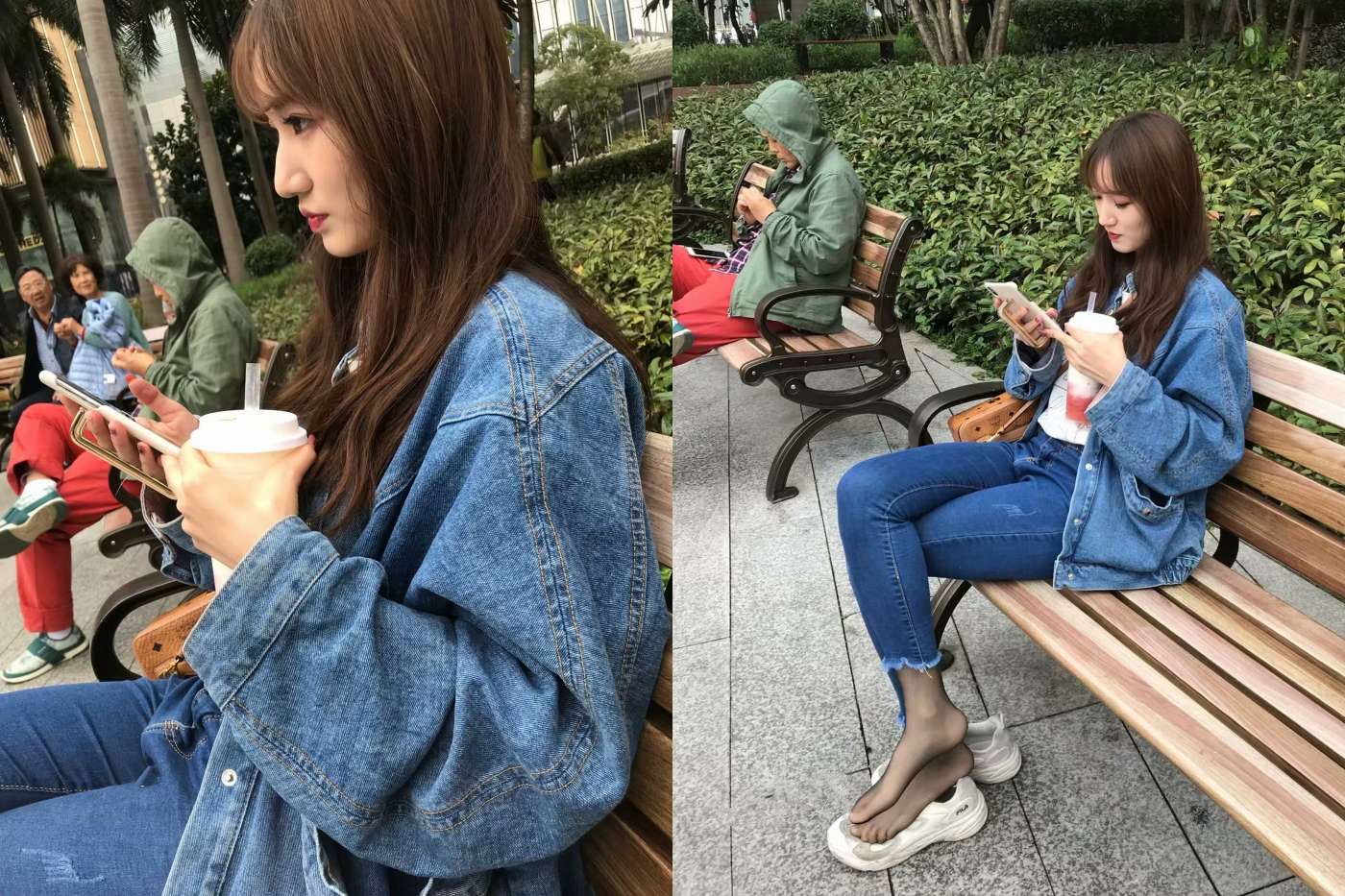 极品高颜江大校花黑丝美足商场试衣间口爆足交极度反差 The best Gao Yanjiang university beauty, black stockings and beautiful feet, oral sex and footjob in the fitting room of the shopping mall, extremely contrasting