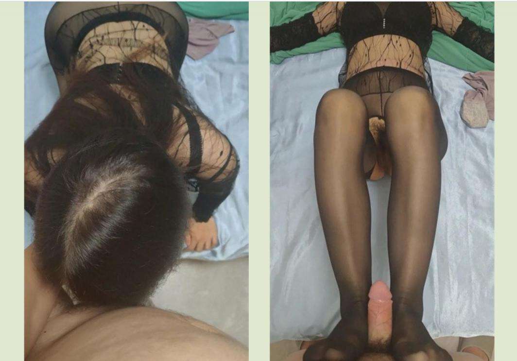 嫂子穿上黑丝，跪地求我让她高潮 My sisterinlaw put on black stockings, knelt down and begged me to let her orgasm.
