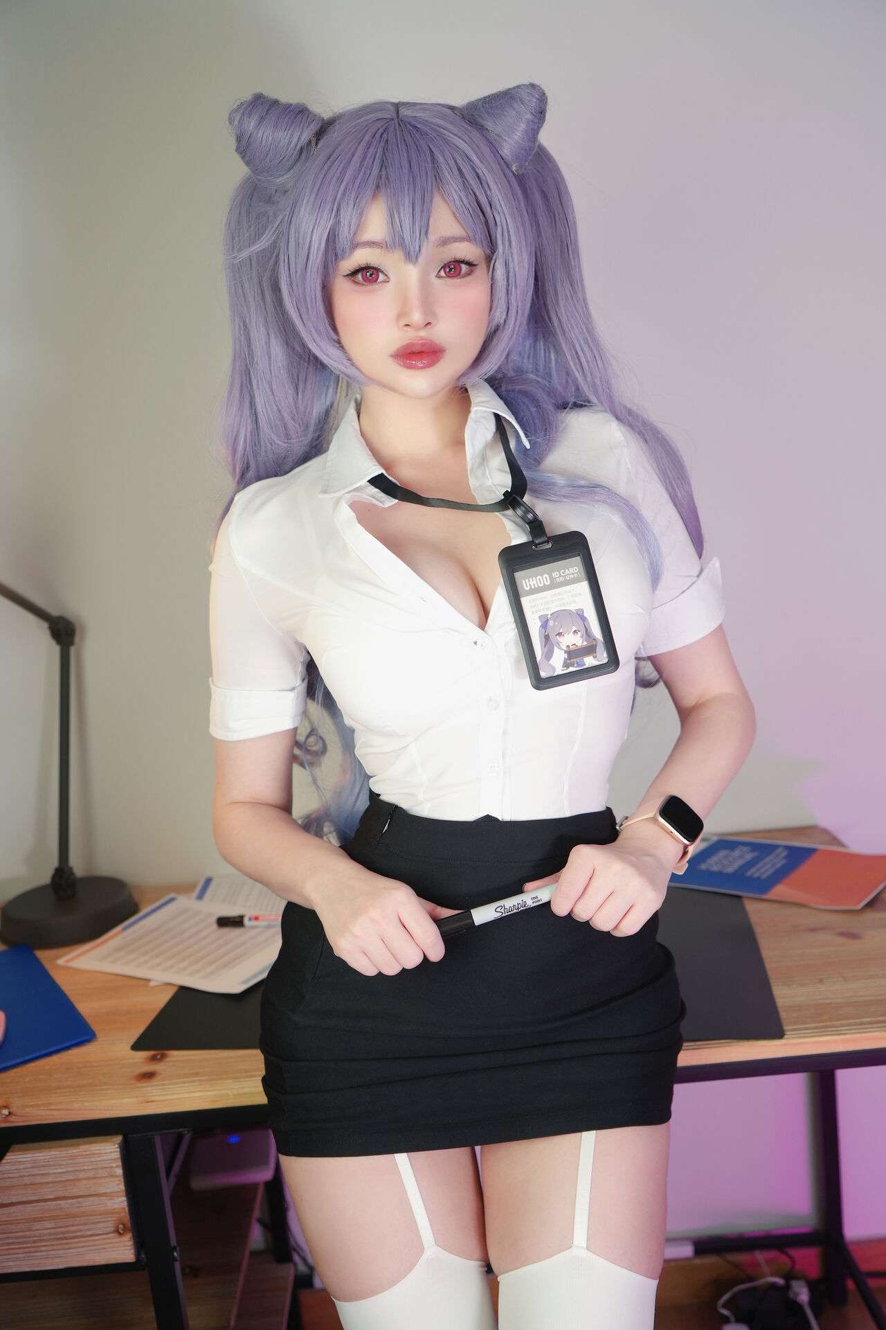 紫发萝莉秘书的日常工作 Daily work of Secretary Purple Lori