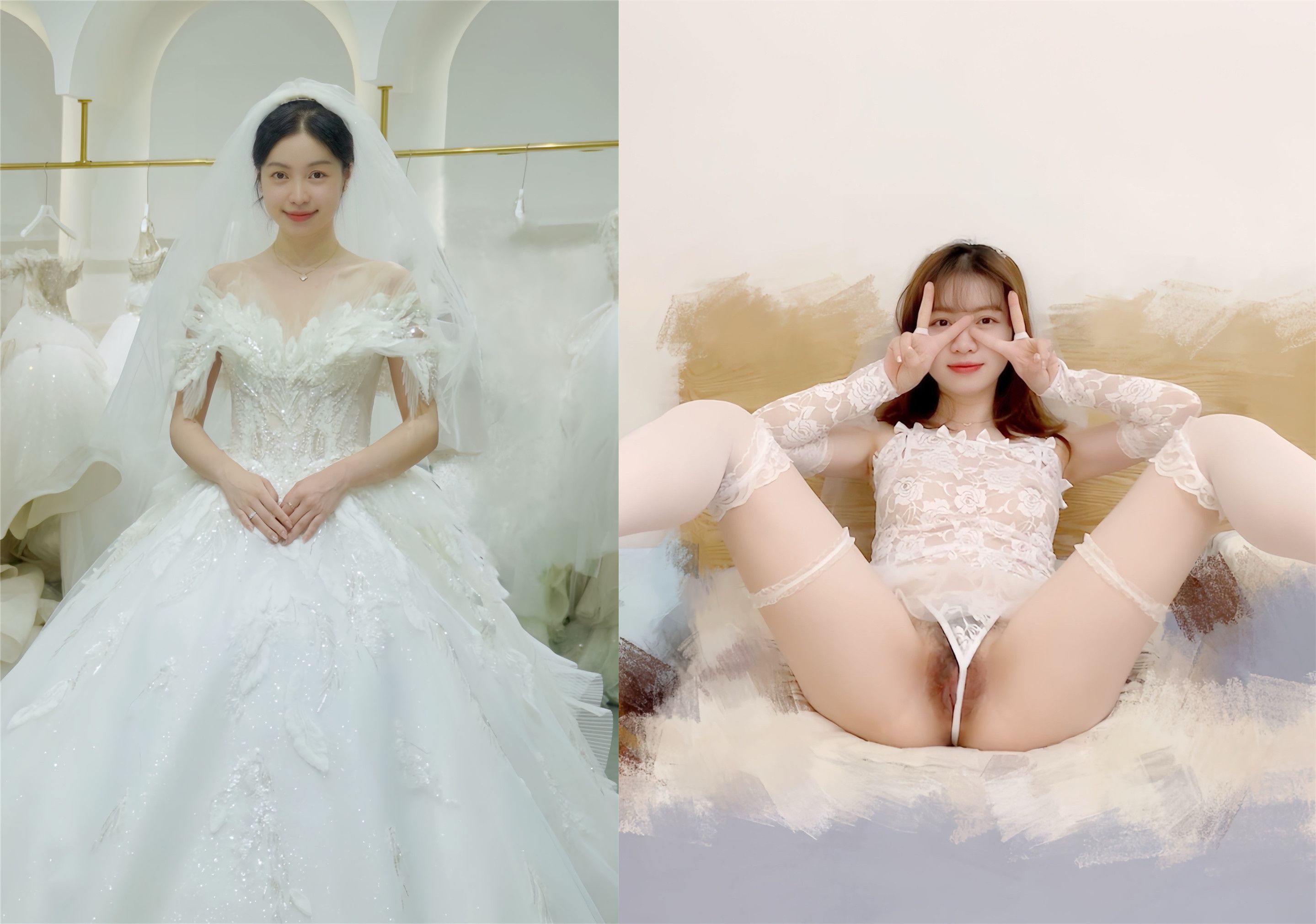 反差婊（III）：发在朋友圈的照片vs发给男朋友的照片